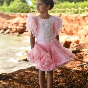 Angel face 3rd birthday outfit